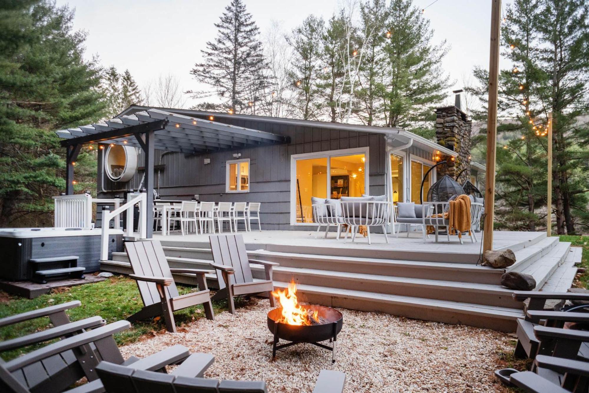 Prattvilla -Catskill -Mountain Escape 5 Bedroom ,3 Bath With Hot Tub Prattsville Exterior foto